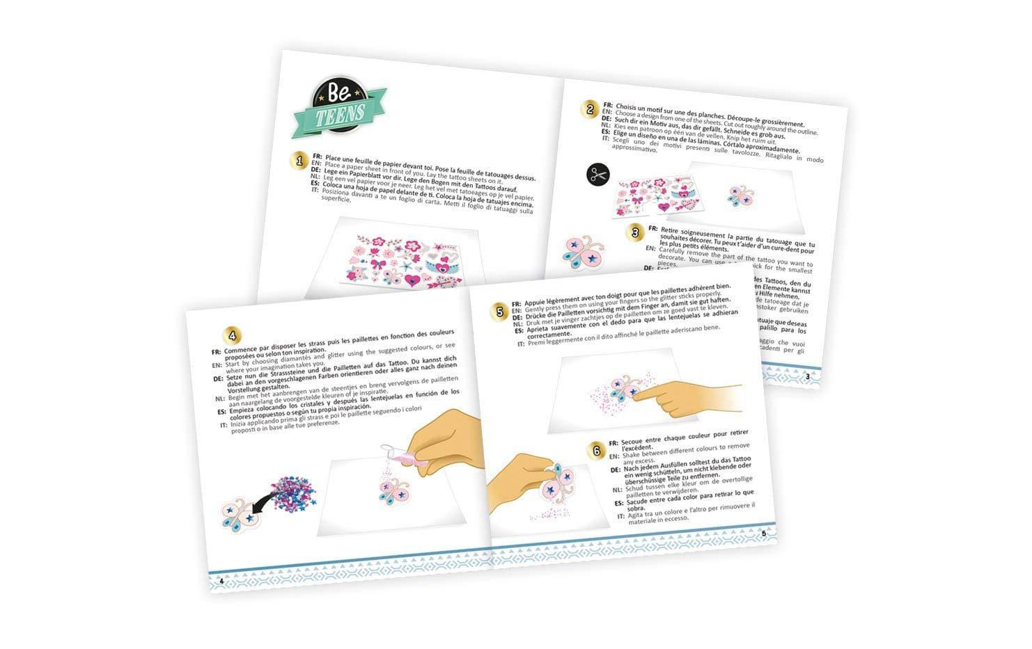 Buki Tattoo Set Be Teens Glitzer Buki Tattoo Set Be Teens Glitzer