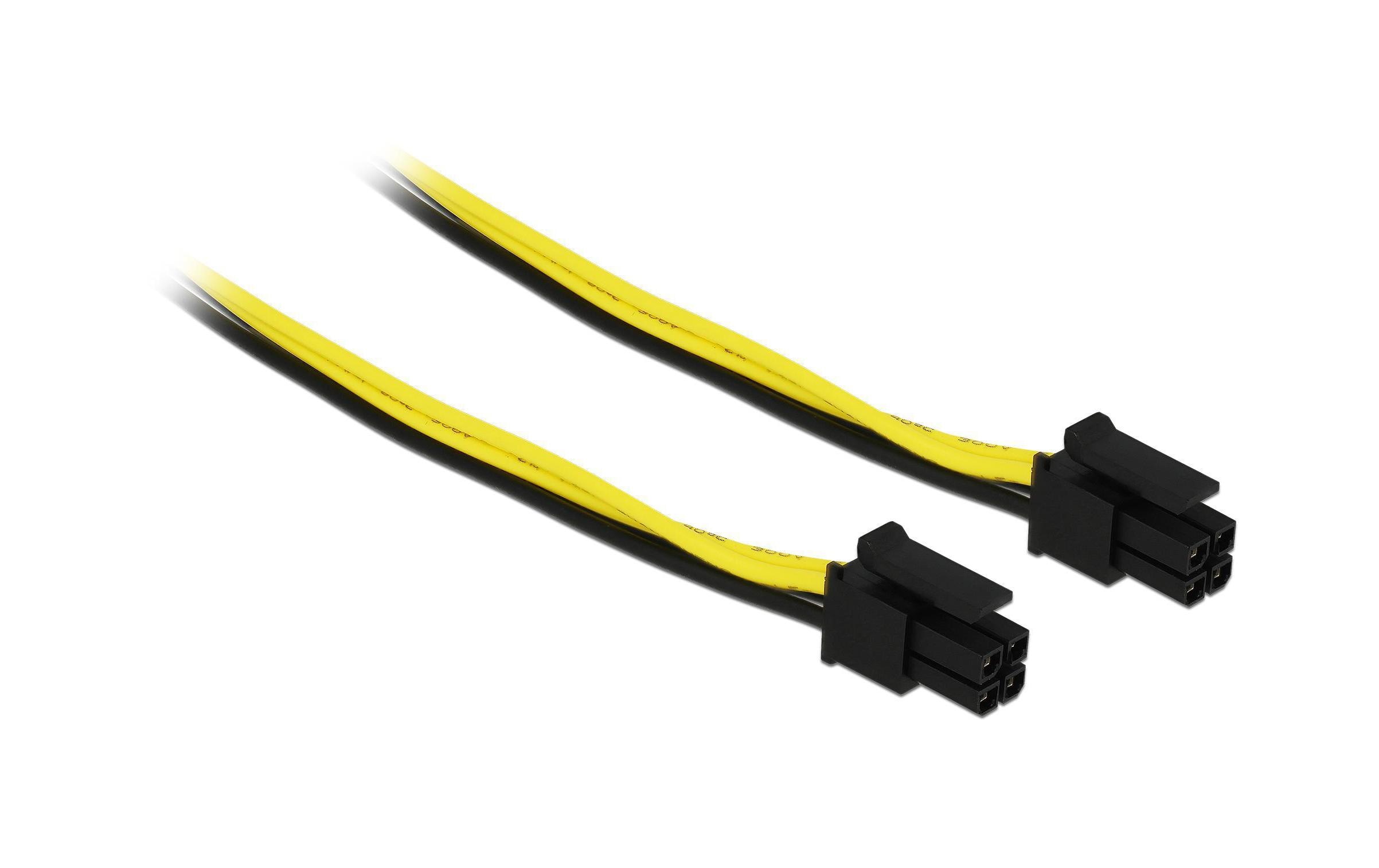 Delock Stromkabel Micro Fit 3.0 4 Pin Stecker, 30cm Delock Stromkabel Micro Fit 3.0 4 Pin Stecker, 30cm