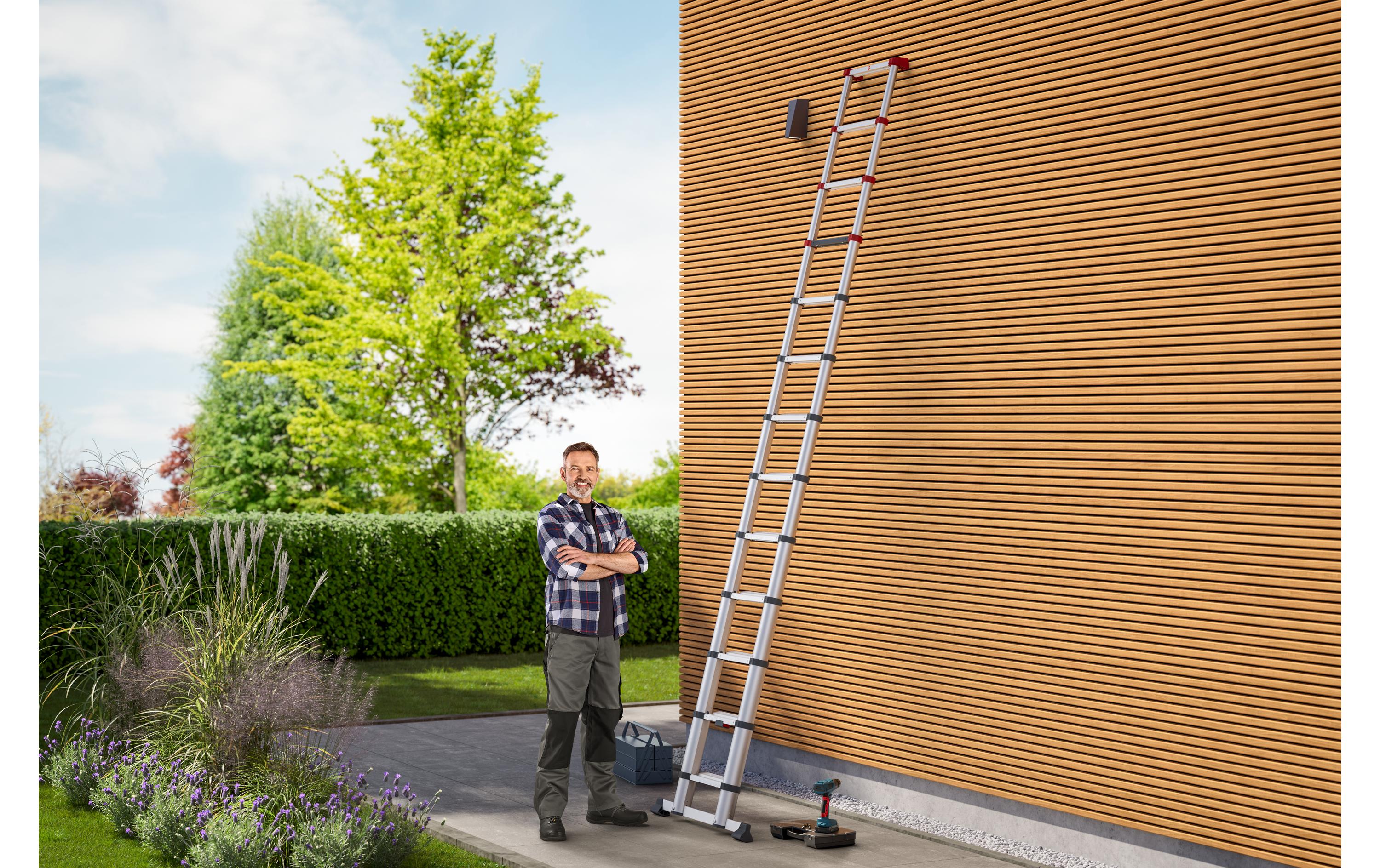 Hailo Flexline Teleskopleiter T100 13 Stufen Hailo Flexline Teleskopleiter T100 13 Stufen