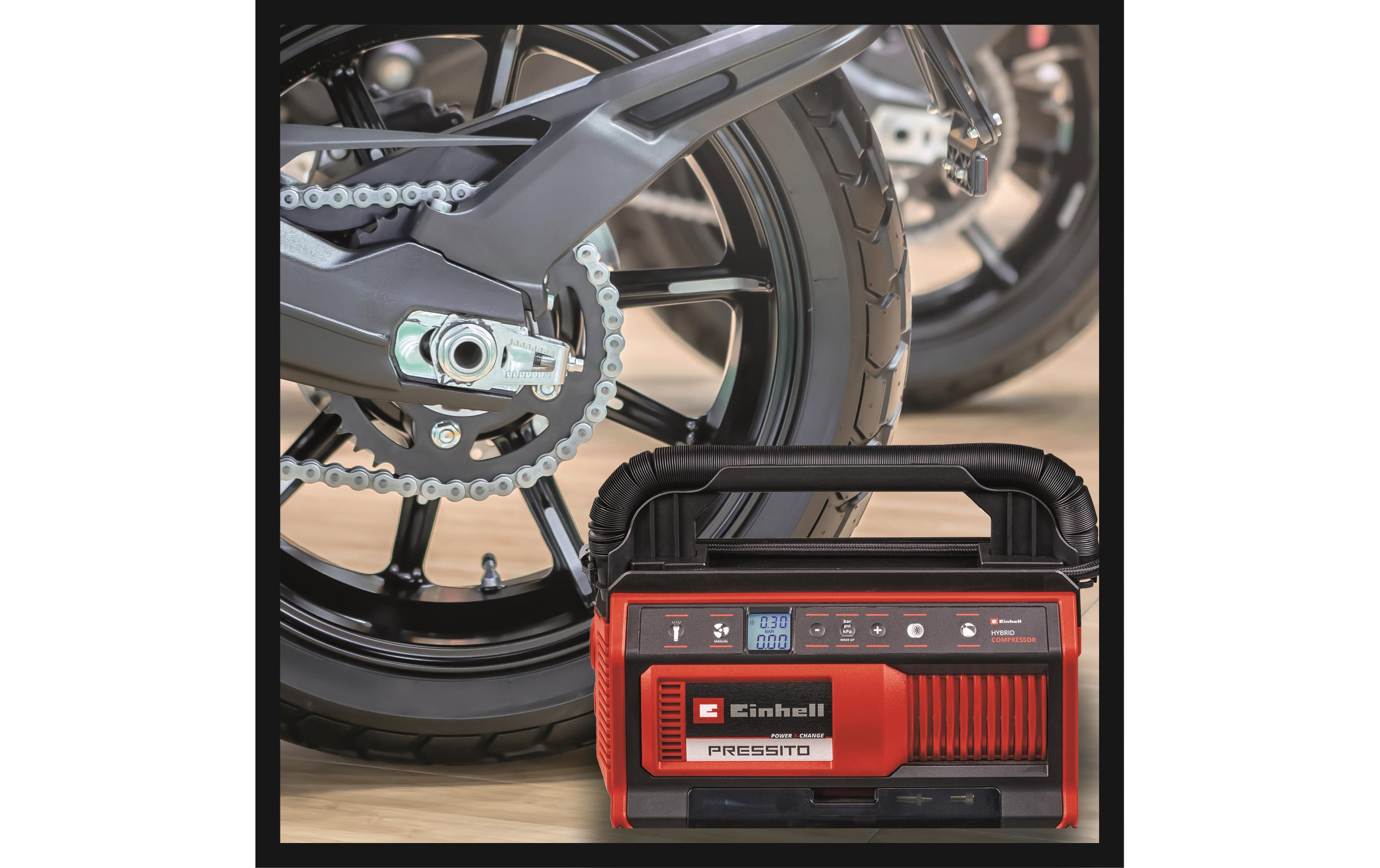 Einhell Akku-Kompressor Pressito 18/25 Hybrid Solo