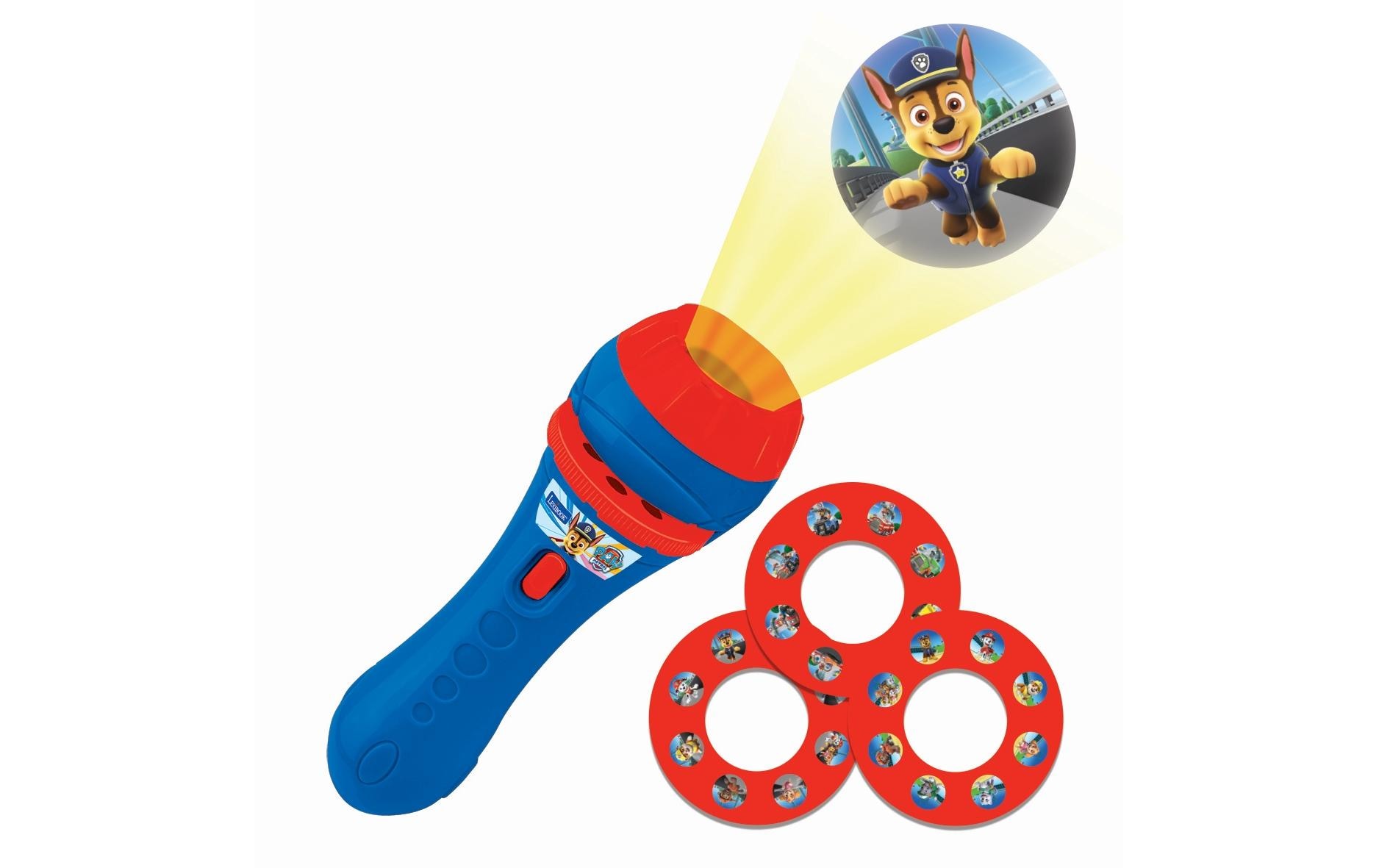 Lexibook Paw Patrol Story Projektor und Taschenlampe Blau/Rot
