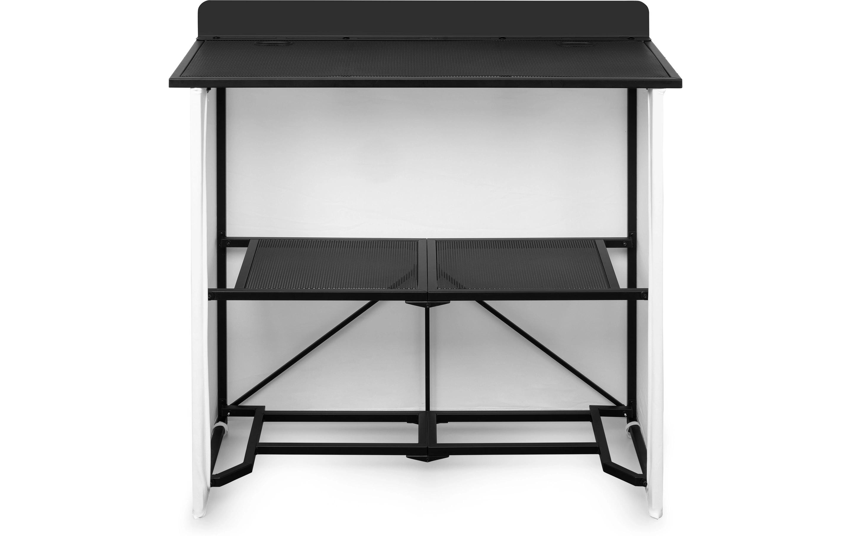 Vonyx DBF105 Kompaktes DJ-Booth faltbar Aluminium mit Lycra-Covern