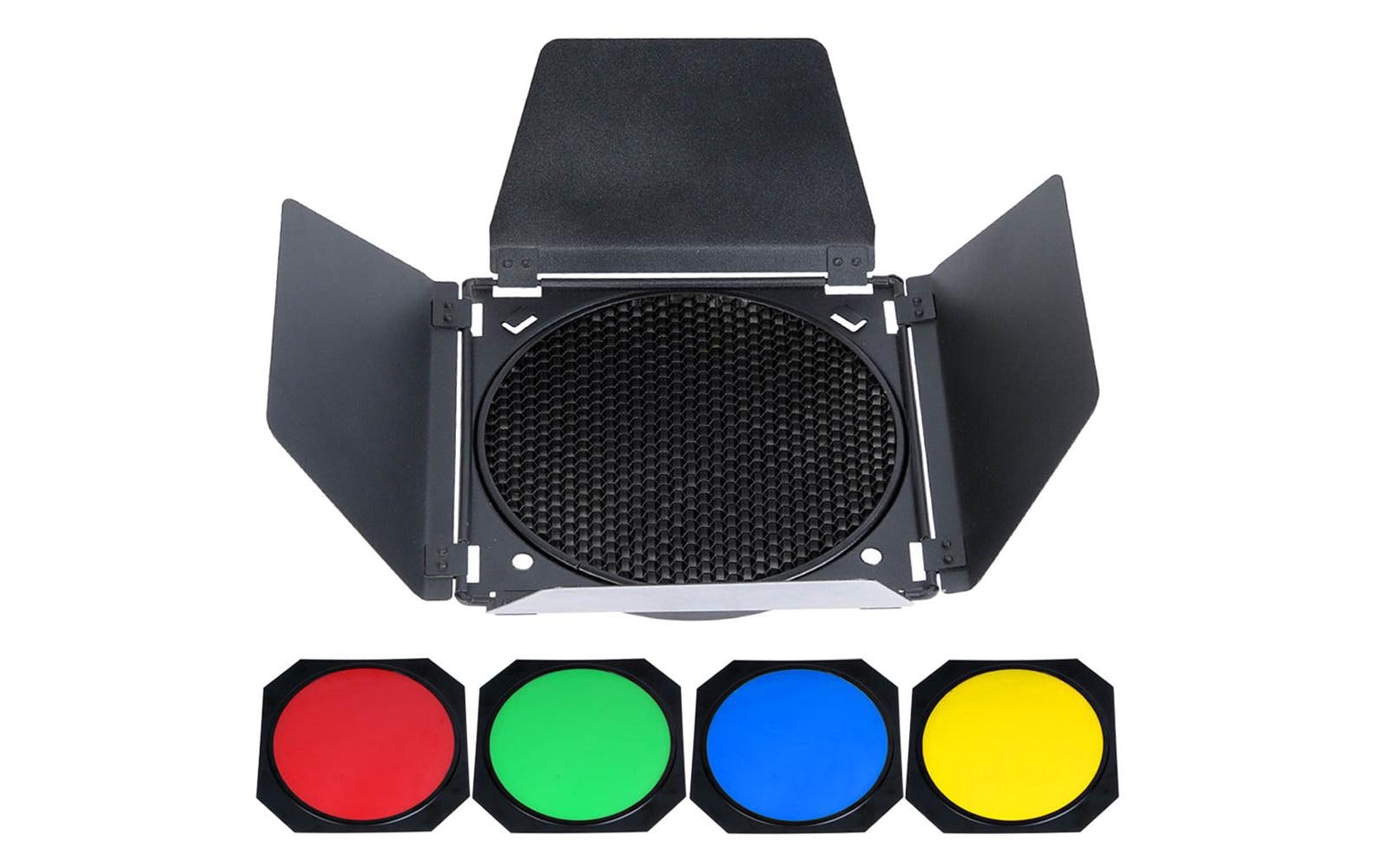 Godox Abschrimklappe BD07 inkl. Gel-Filter Godox Abschrimklappe BD07 inkl. Gel-Filter