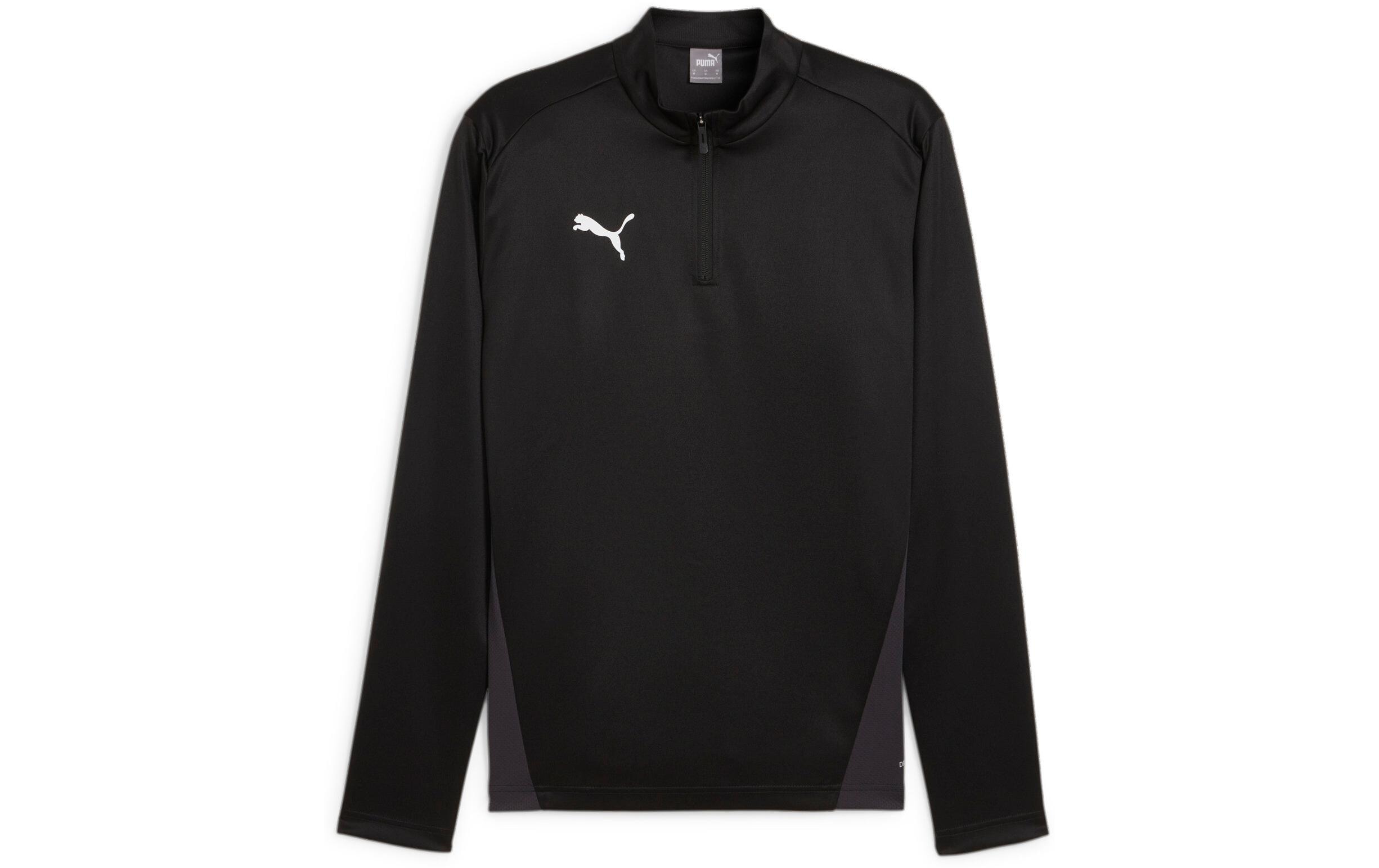 PUMA Zip Top teamGOAL Training 1/4 L, Schwarz