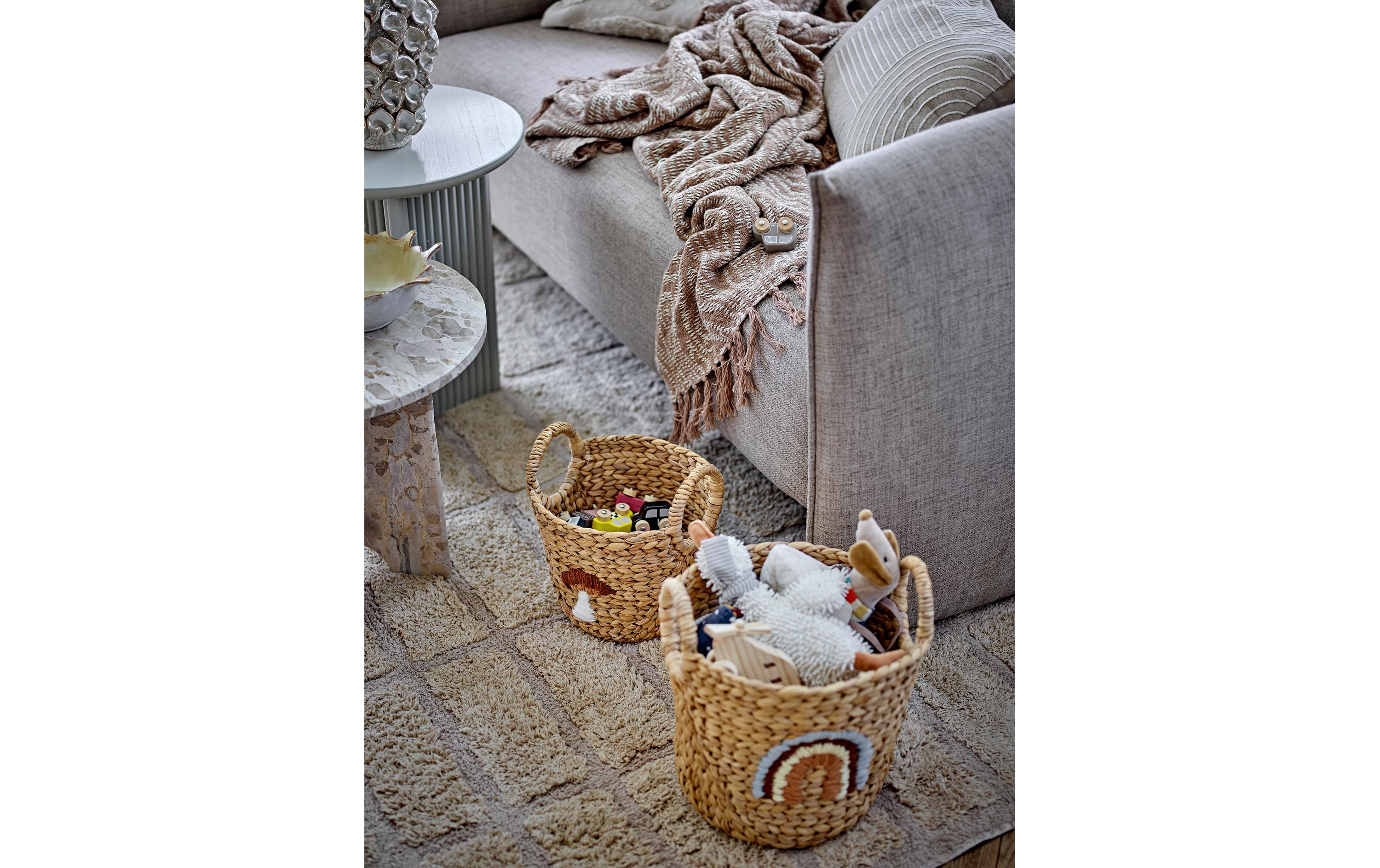 Bloomingville Decke Okapi 160 x 130 cm, Beige