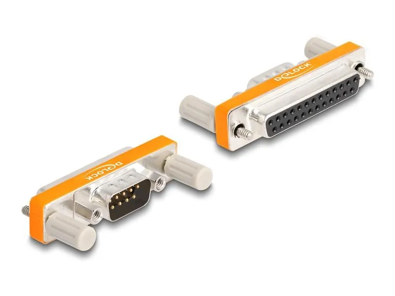 Delock Adapter D-Sub 9 Pin Stecker – D-Sub 25 Pin Buchse Delock Adapter D-Sub 9 Pin Stecker – D-Sub 25 Pin Buchse