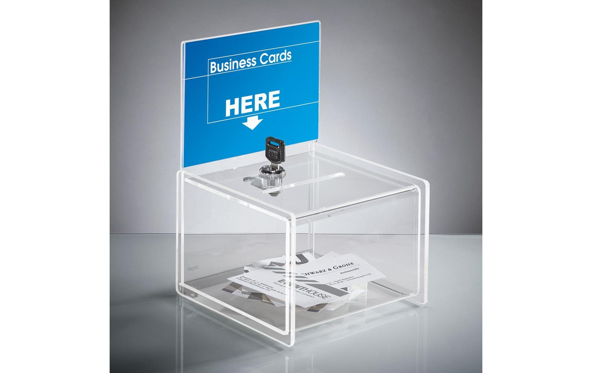 Sigel Visitenkartenbox 15 x 22 cm