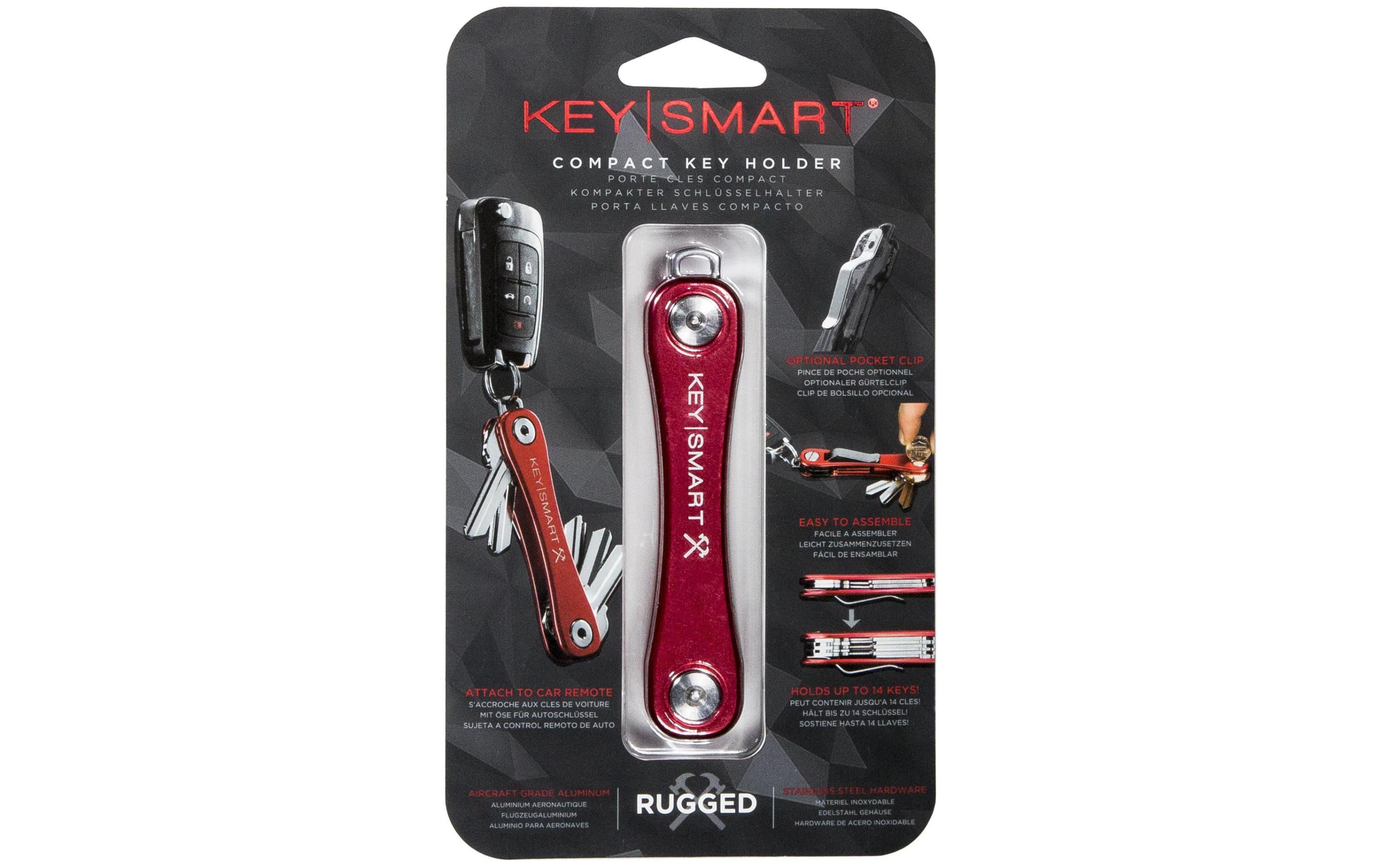 Keysmart Schlüsselhalter Rugged Rot