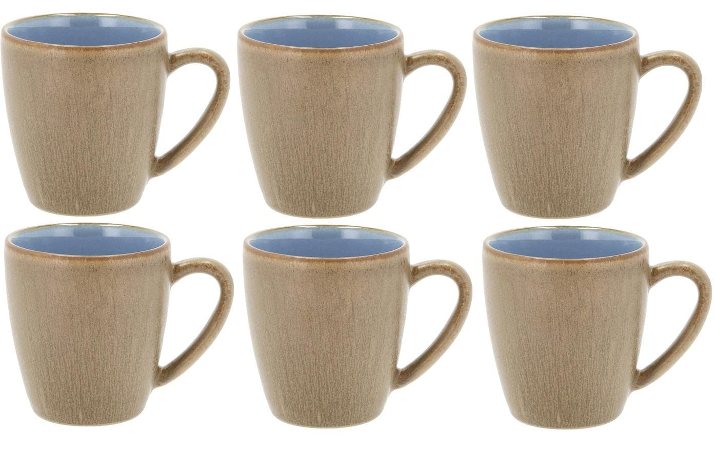 Bitz Kaffeetasse Wood 190 ml, 6 Stück, Wood/Ocean