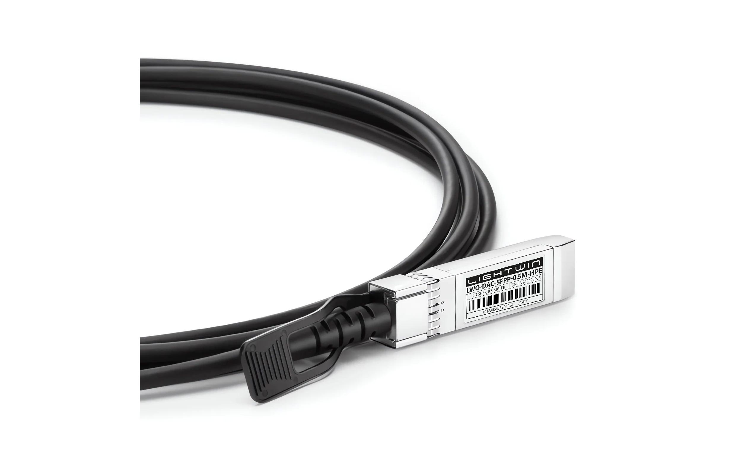 Lightwin Optics DA-Kabel Passiv 10GB HPE/Aruba SFP+/SFP+ 0.5 m