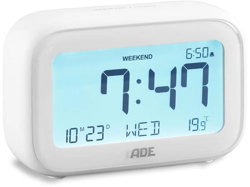 ADE Digitalwecker mit Temperaturanzeige