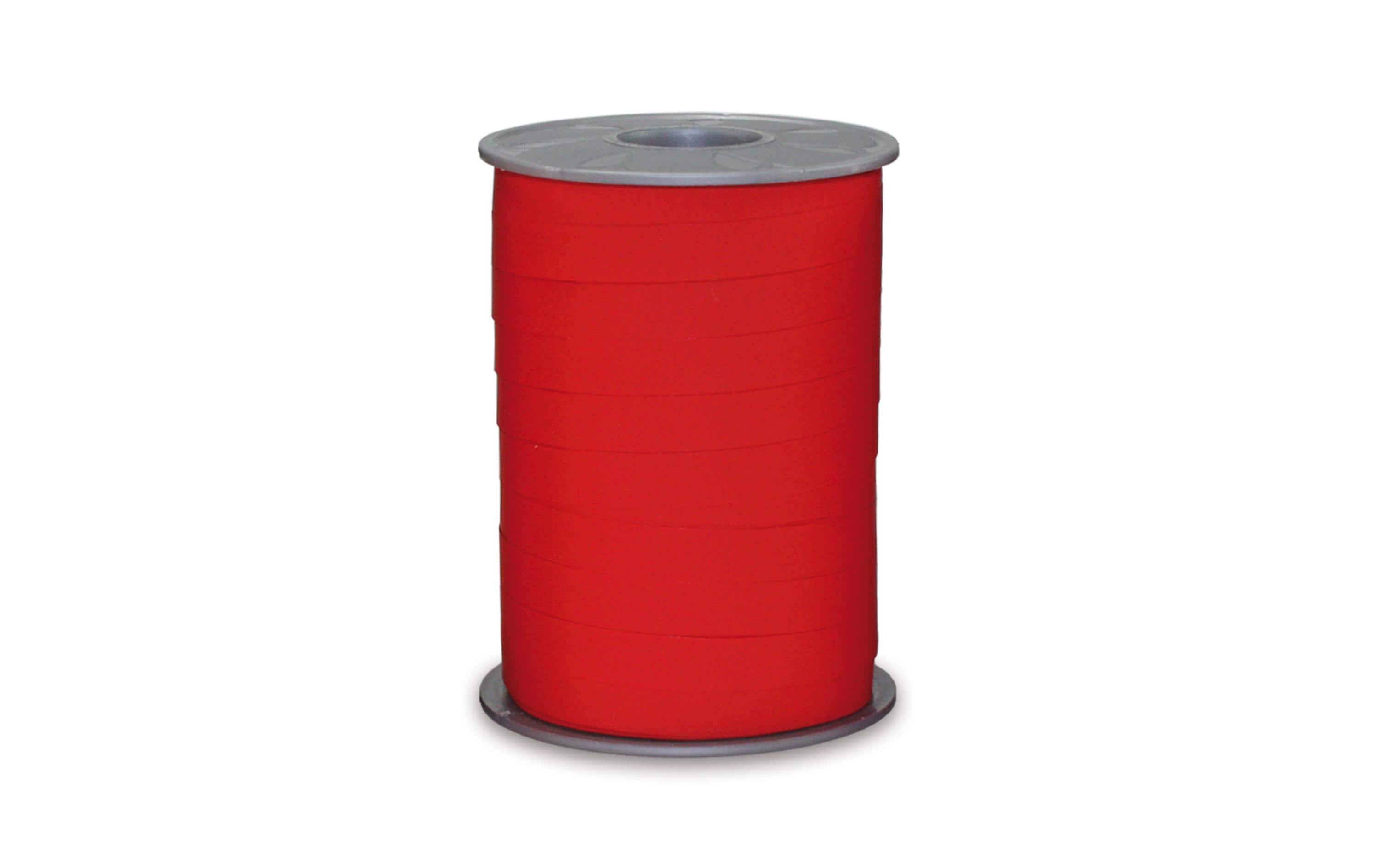 Pattberg Geschenkband Opak Matt 1 cm x 200 m, Rot