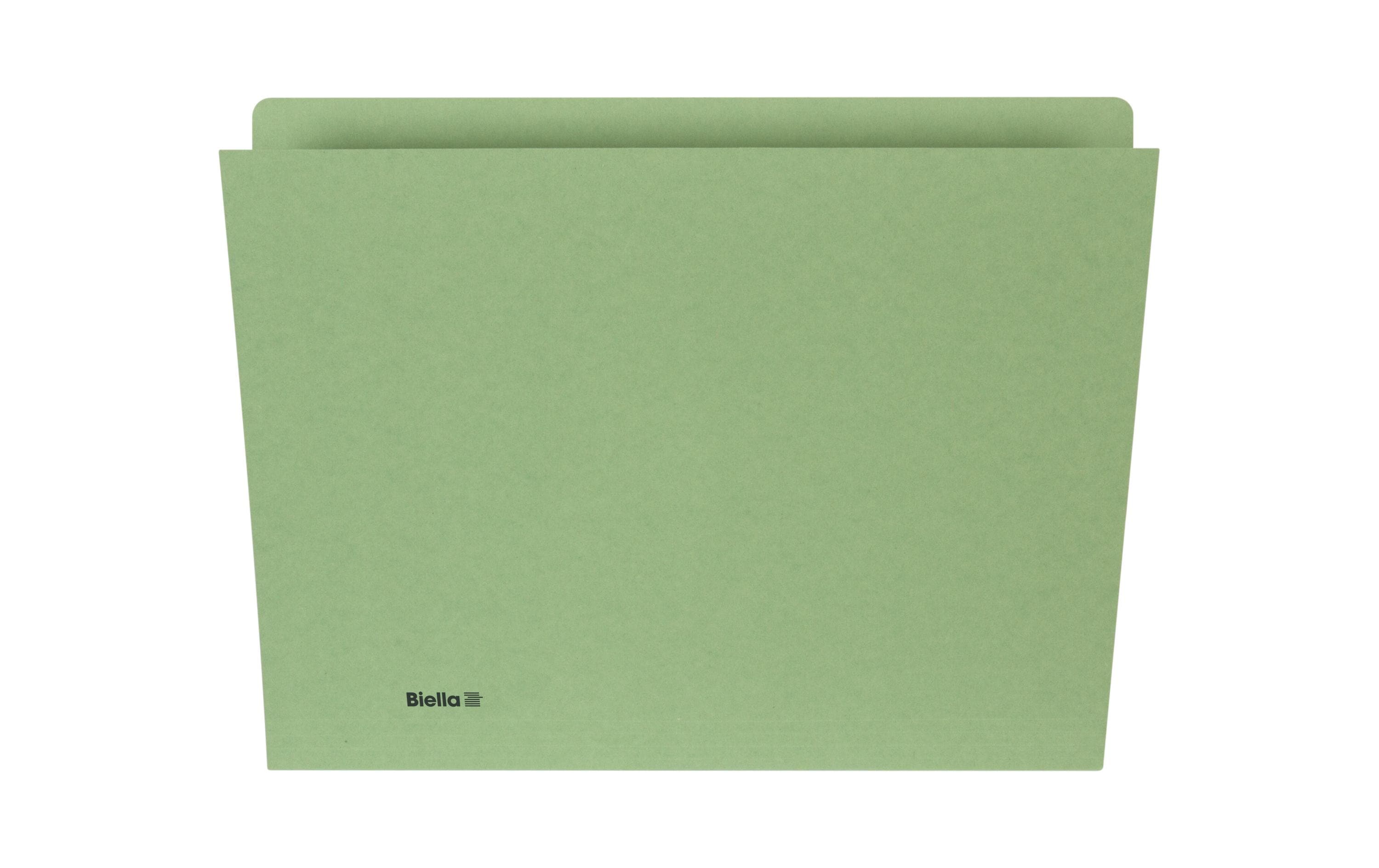 Biella Einlagemappe A4 240 gm², 100 Stück, Grün Biella Einlagemappe A4 240 gm², 100 Stück, Grün
