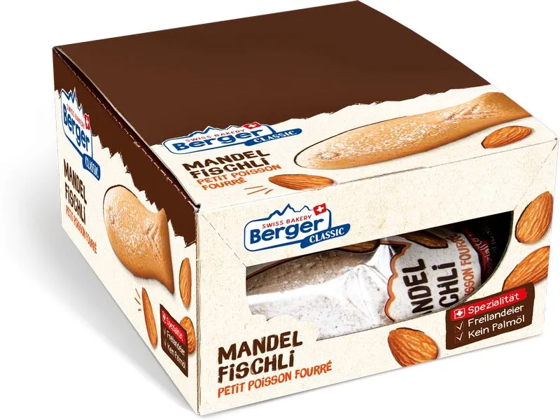 Berger Berger Mandelfischli 12 x 74 g