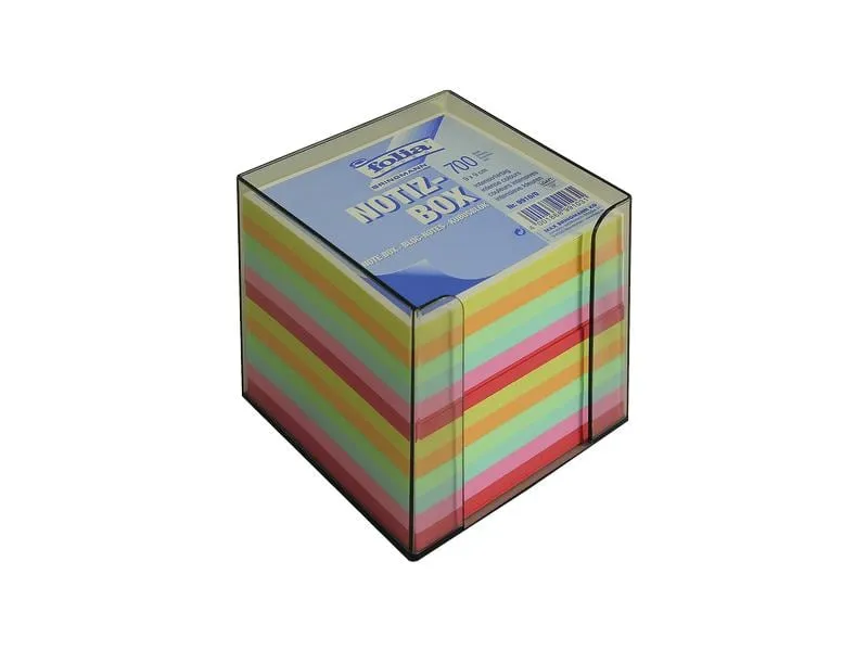 Folia Notizzettel-Dispenser Topas 9 x 9 cm, Transparent, 800 Blatt