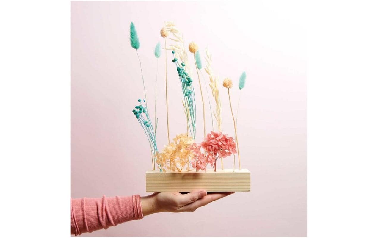 Rico Design Holzartikel Holzständer 21 x 4 x 5 cm, Weiss