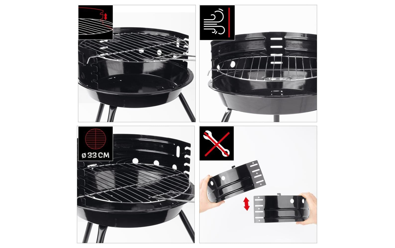 Landmann Holzkohlegrill - 30 cm