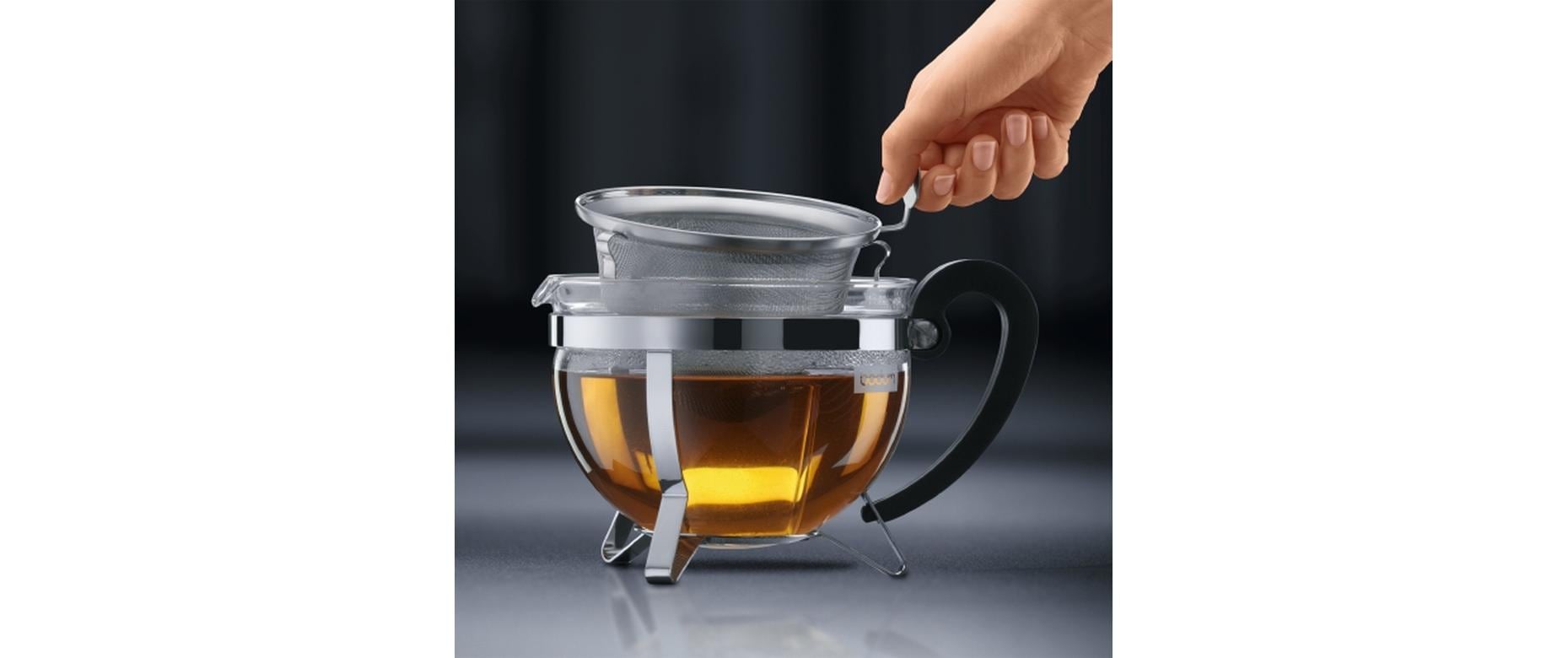 Bodum Teebereiter Chambord Verchromt, 1.3 l