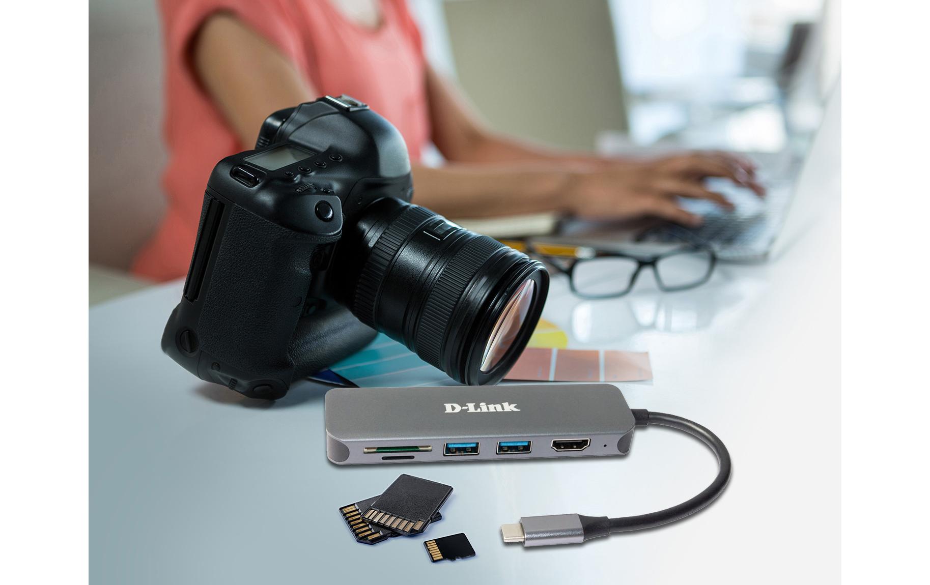 D-Link DUB-2327 USB-C Hub USB Typ-A/USB Typ-C D-Link DUB-2327 USB-C Hub USB Typ-A/USB Typ-C