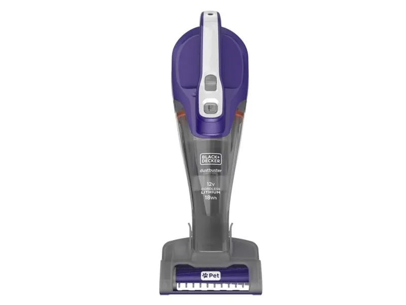 BLACK+DECKER Akku-Handsauger Dustbuster Pet Titanium/Violett BLACK+DECKER Akku-Handsauger Dustbuster Pet Titanium/Violett