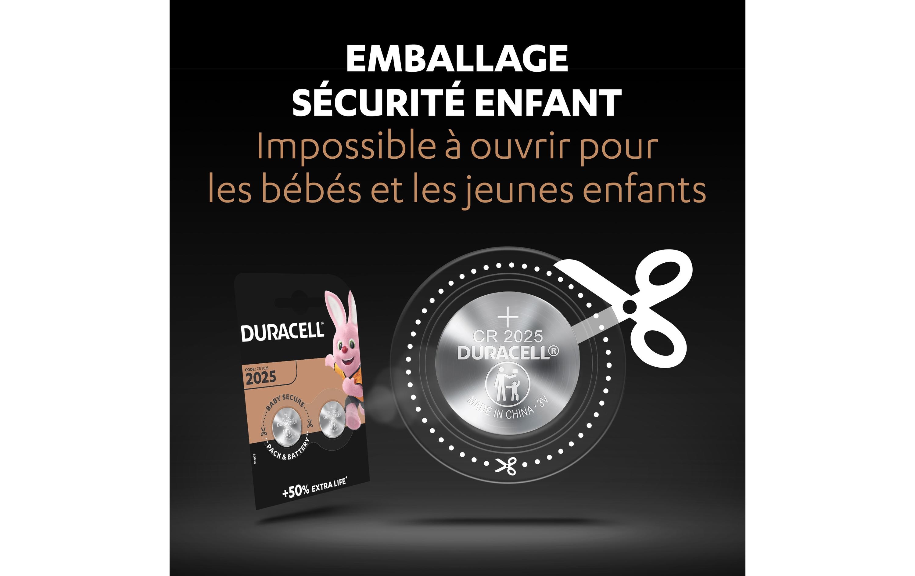 Duracell Knopfzelle Lithium CR2025 2 Stück