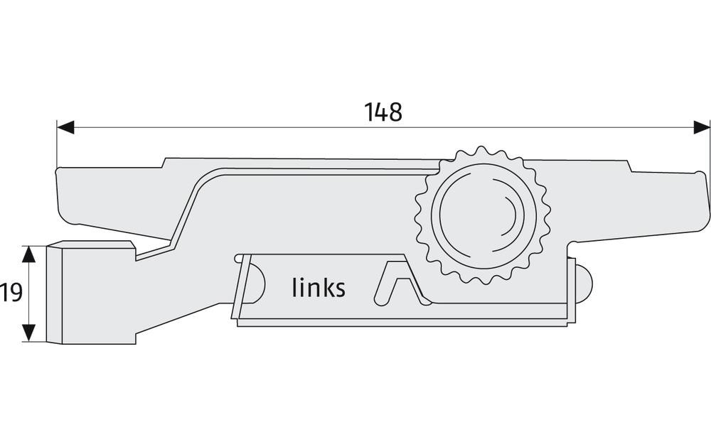 Abus Rollladensicherung RS97 Silber