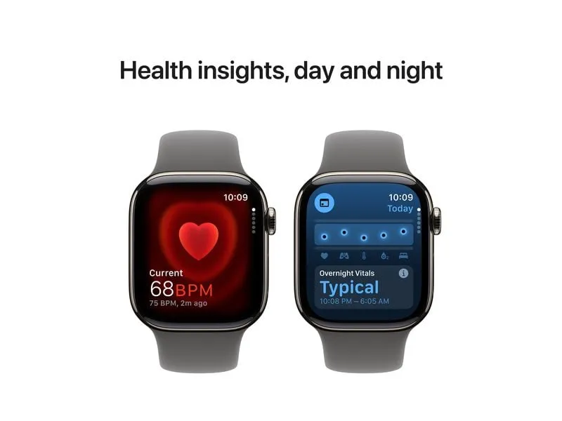 Apple Watch Series 10 42 mm LTE Titanium Stone Grey Sport S/M Apple Watch Series 10 42 mm LTE Titanium Stone Grey Sport S/M