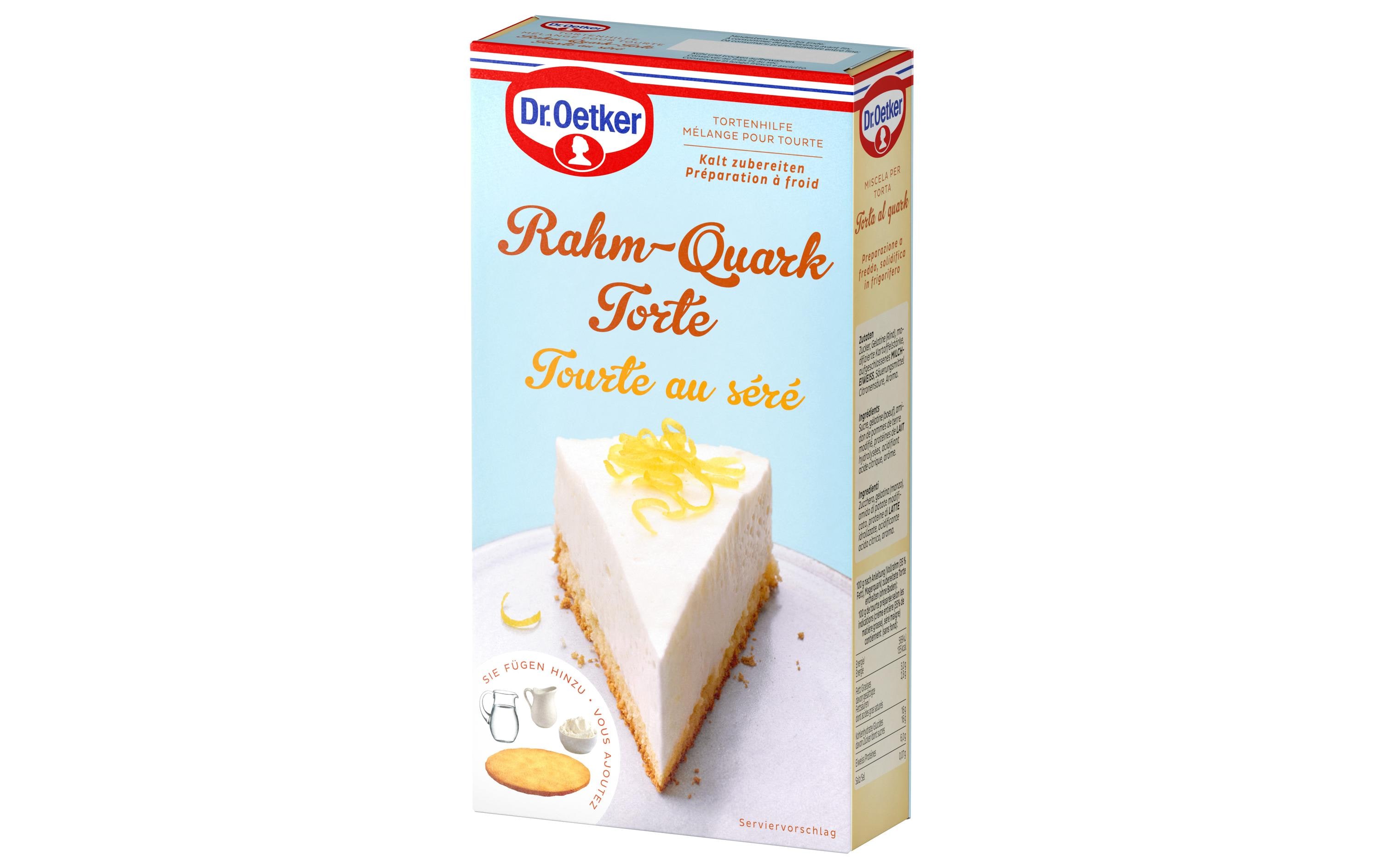 Dr.Oetker Backmischung Rahm-Quark-Torte 225 g