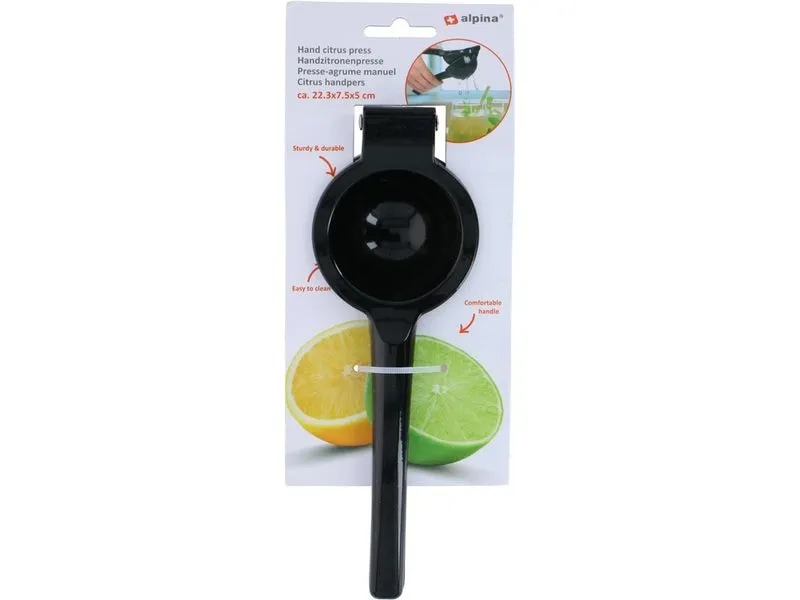 alpina Hand Zitruspresse Schwarz alpina Hand Zitruspresse Schwarz