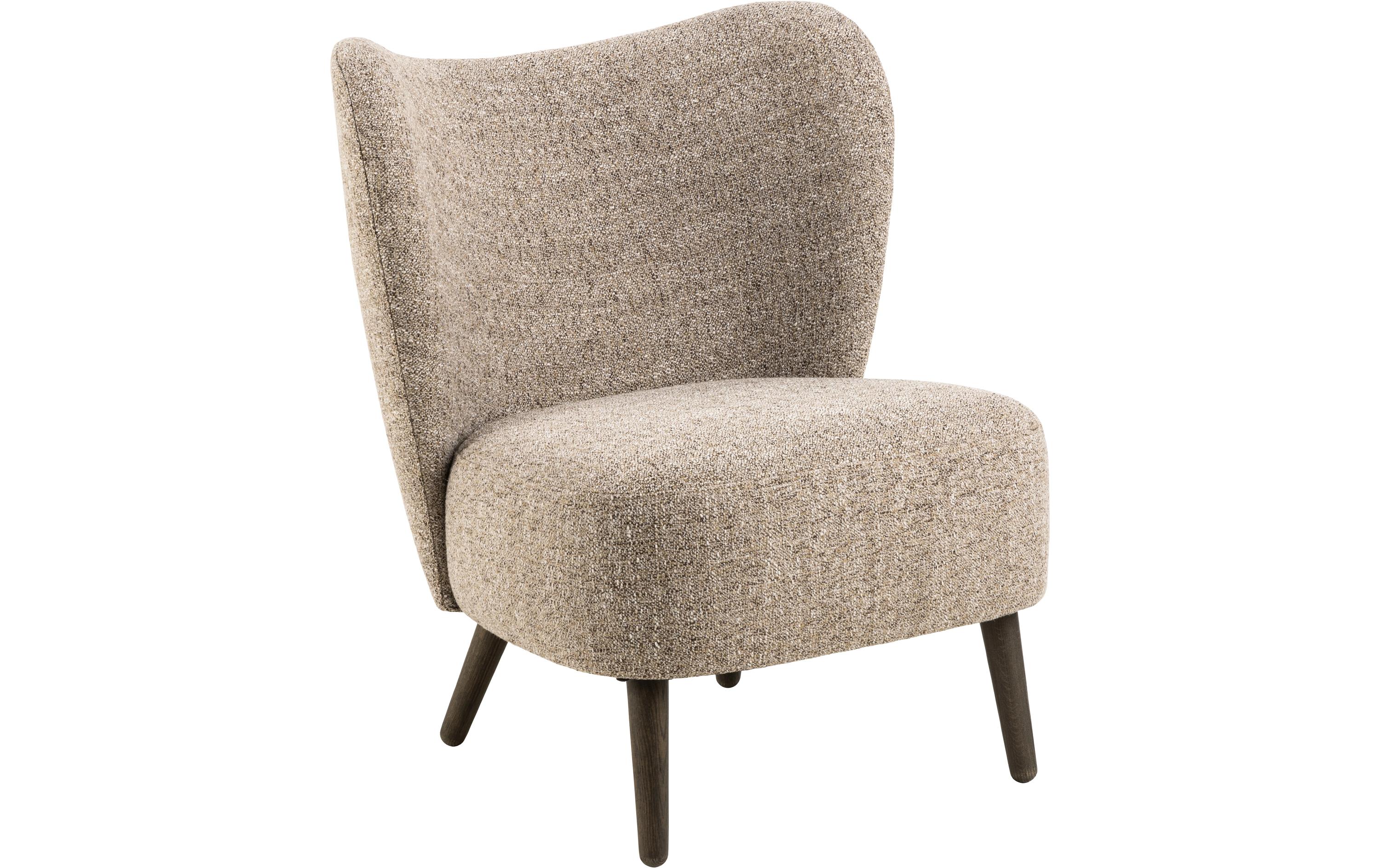 AC Design Sessel Elmont Eiche/Stahl, Beige