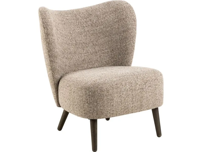 AC Design Sessel Elmont Eiche/Stahl, Beige AC Design Sessel Elmont Eiche/Stahl, Beige