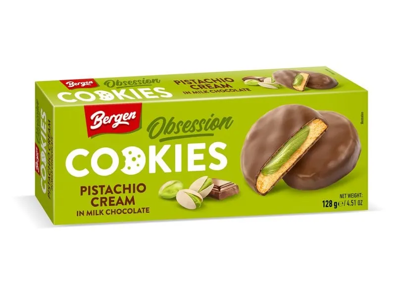 Bergen Cookies Obsession Pistaziencreme 128 g Bergen Cookies Obsession Pistaziencreme 128 g