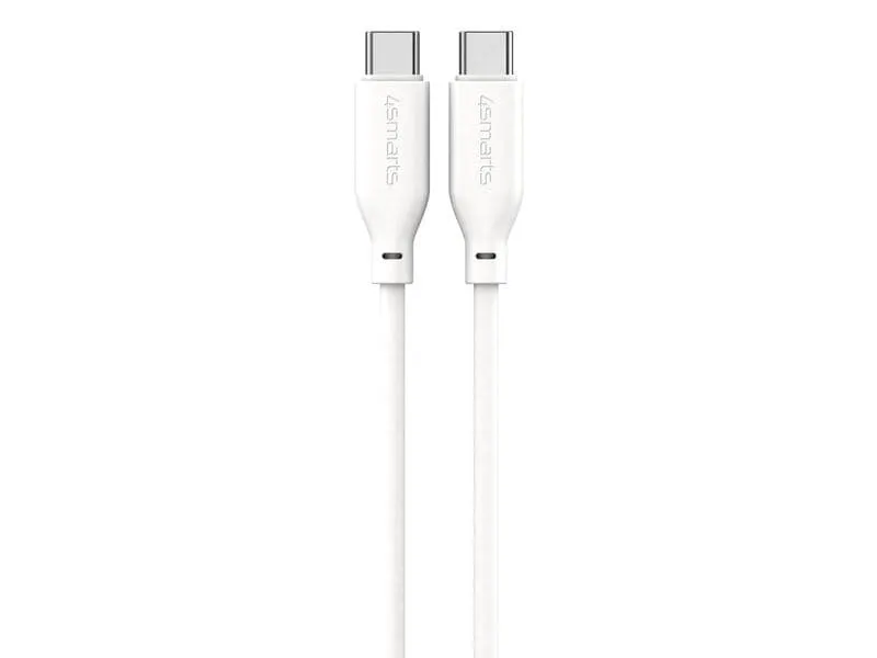 4smarts USB 2.0-Kabel Silikon High Flex USB C - USB C 1.5 m Weiss 4smarts USB 2.0-Kabel Silikon High Flex USB C - USB C 1.5 m Weiss