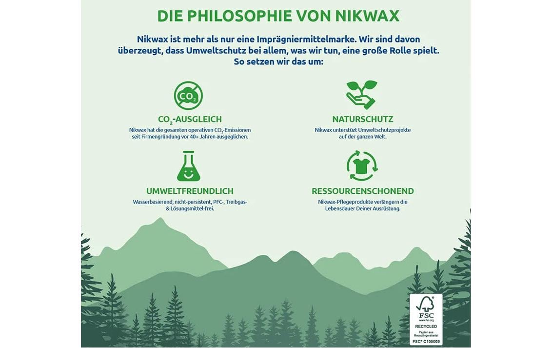 NIKWAX Imprägnierung Cotton Proof 300 ml NIKWAX Imprägnierung Cotton Proof 300 ml