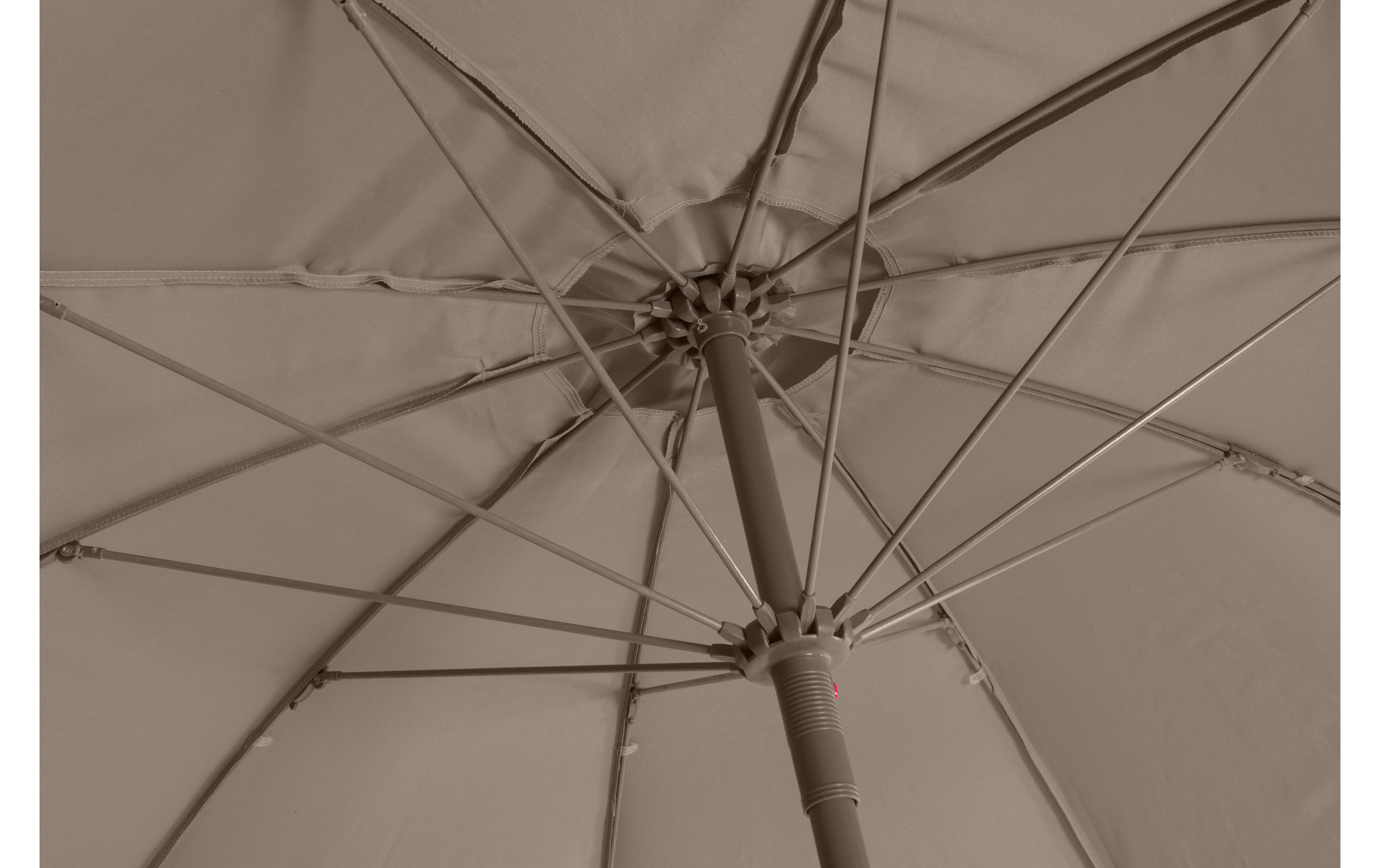 COCON Sonnenschirm TR-004, Ø 270 cm, Push-up, Taupe COCON Sonnenschirm TR-004, Ø 270 cm, Push-up, Taupe