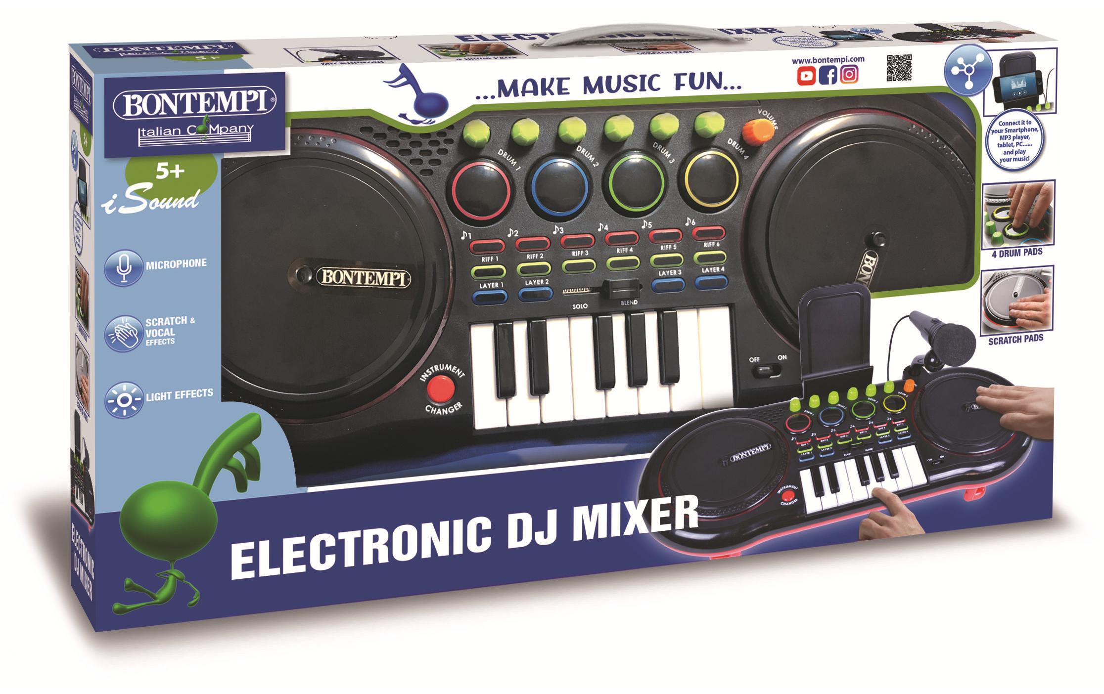 Bontempi Musikinstrument DJ Mixer mit Mikrofon