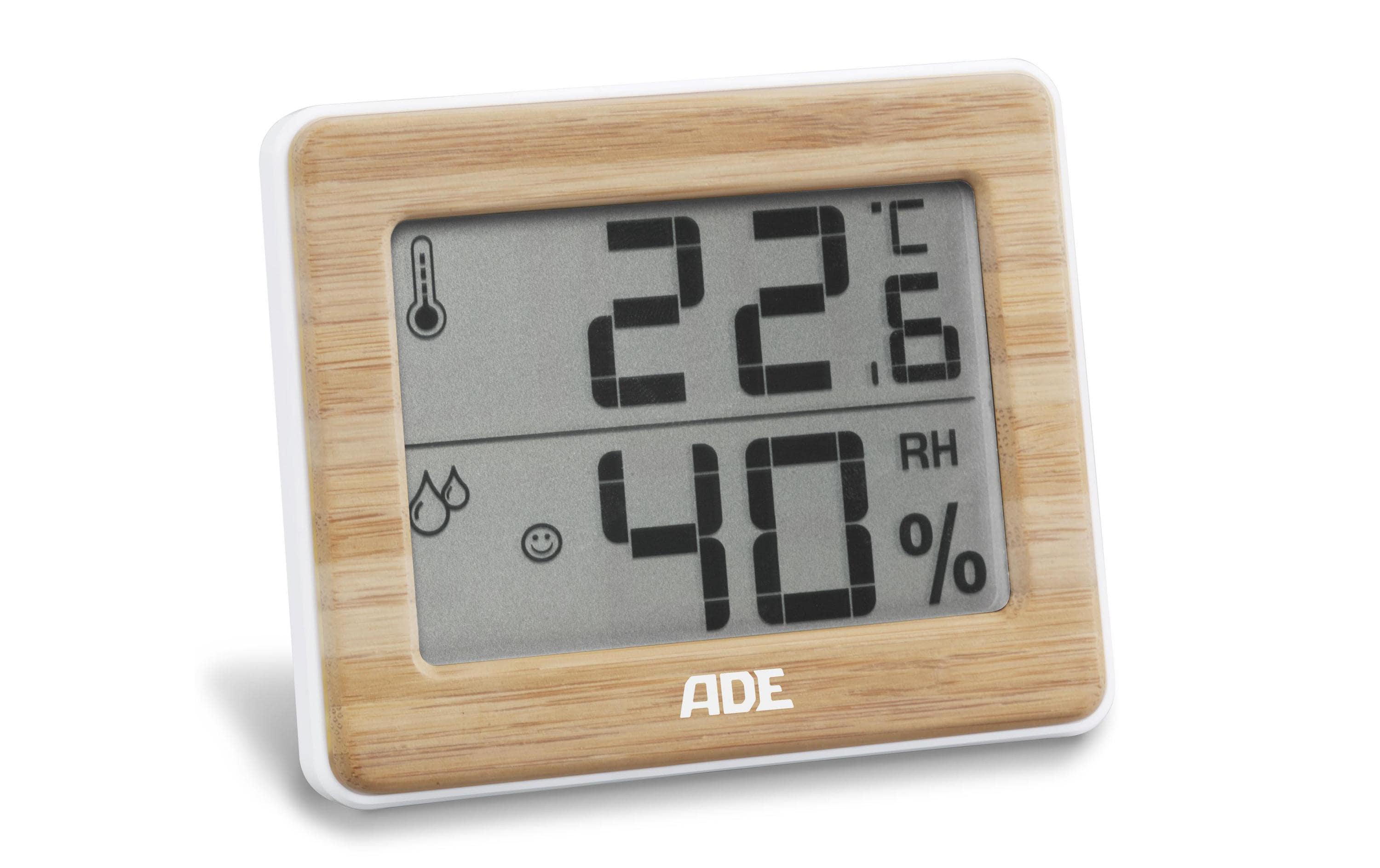 ADE Wetterstation WS1702 Bambus
