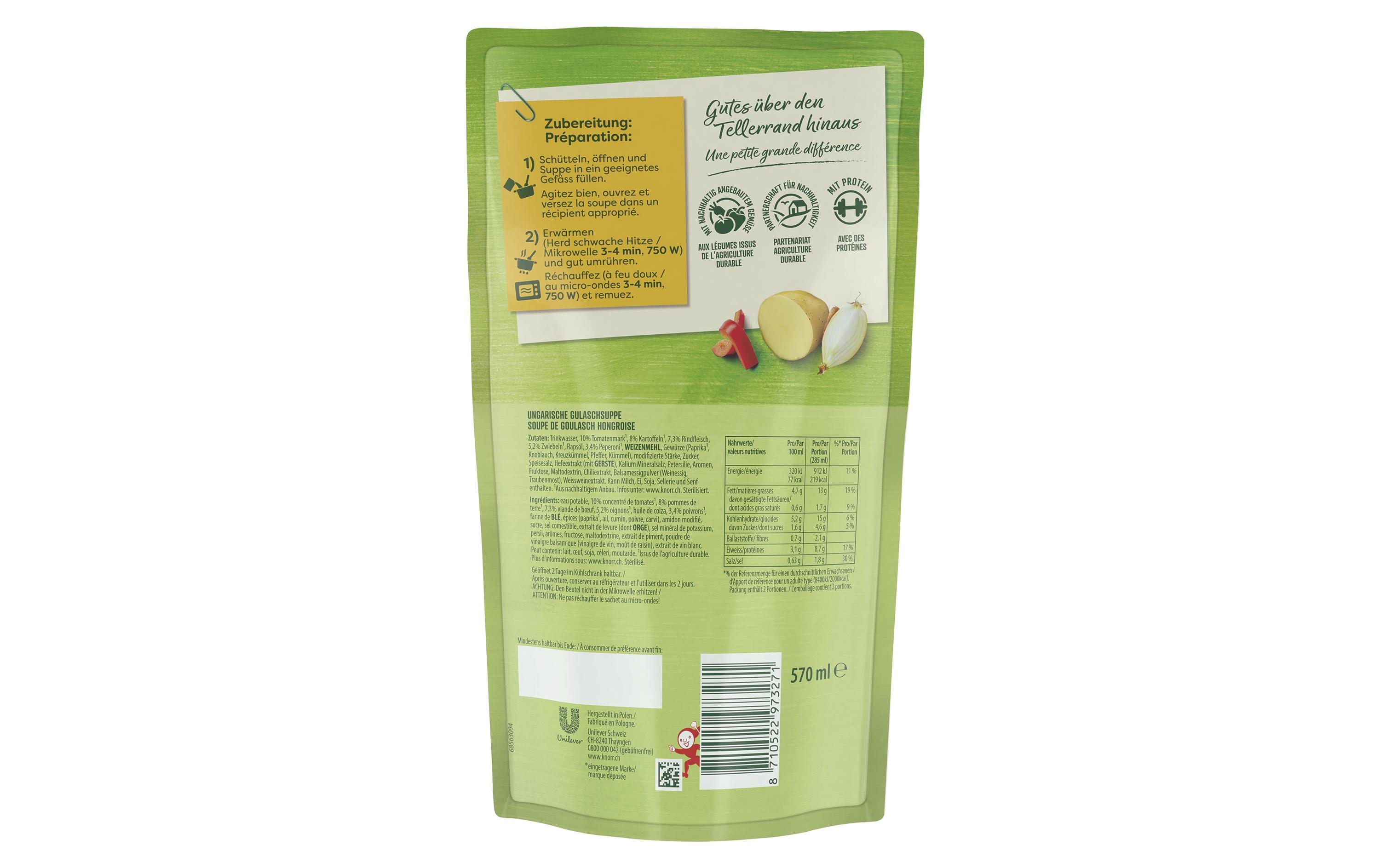 Knorr Ungarische Gulaschsuppe 570 ml