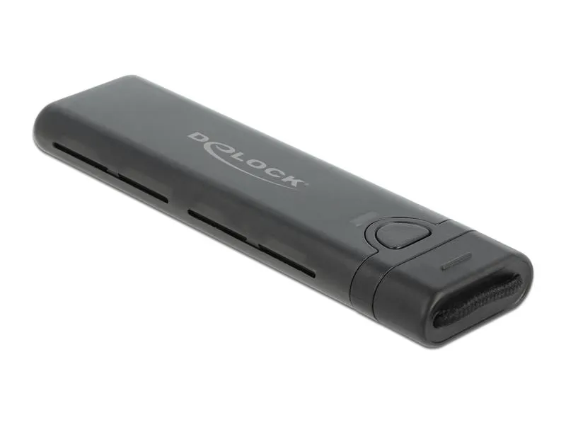 Delock Externes Gehäuse USB-C, NVME&SATA M.2, bootfähig, 10Gbps M.2 Delock Externes Gehäuse USB-C, NVME&SATA M.2, bootfähig, 10Gbps M.2