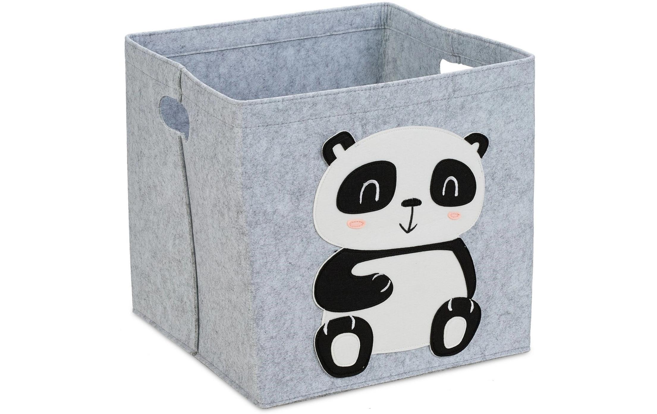 relaxdays Spielzeugkorb Panda relaxdays Spielzeugkorb Panda