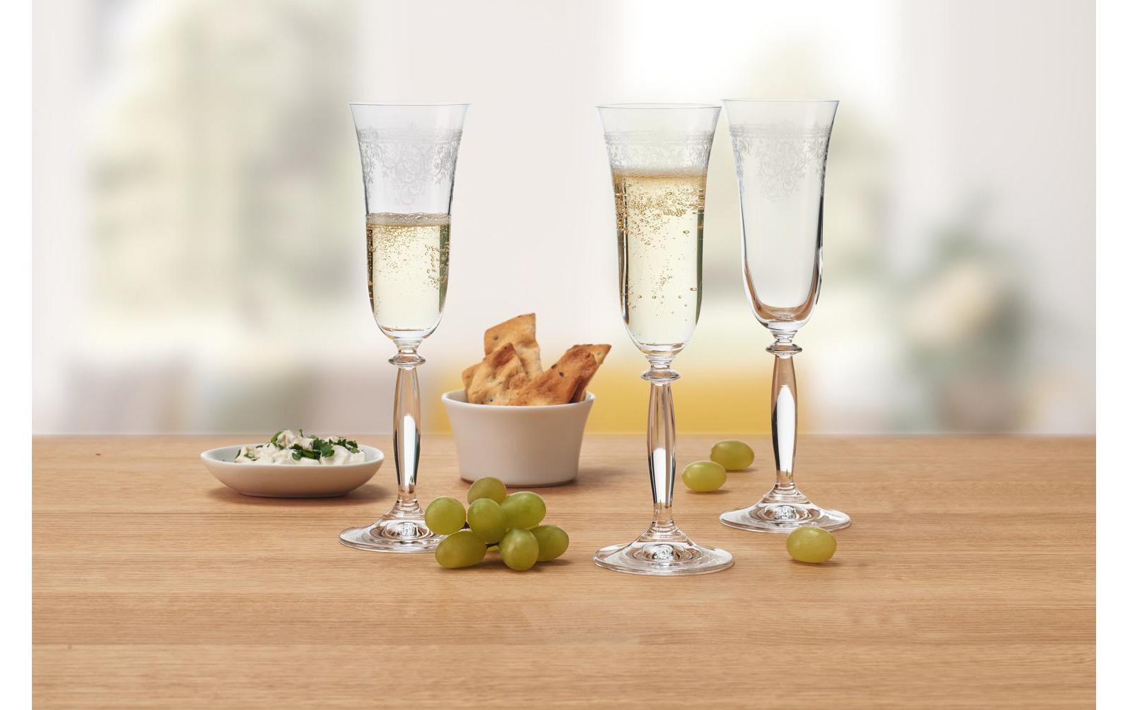 Montana Champagnerglas Avalon 180 ml, 6 Stück, Transparent 