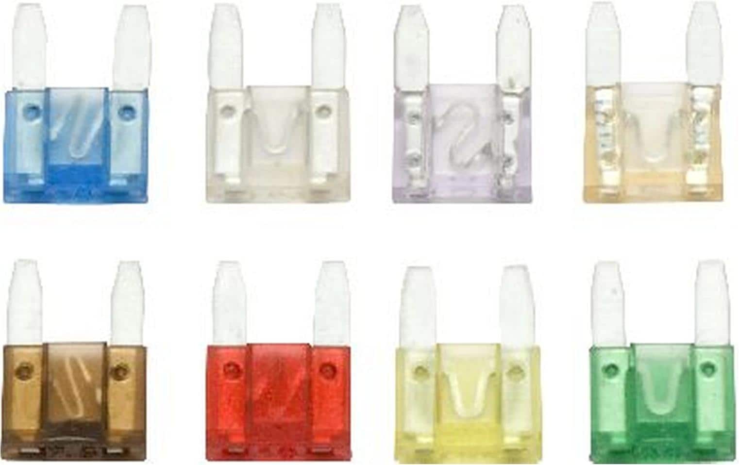 TopLine MINI Set Flachsteckersicherung 3-30A, Blister mit 8 Stück