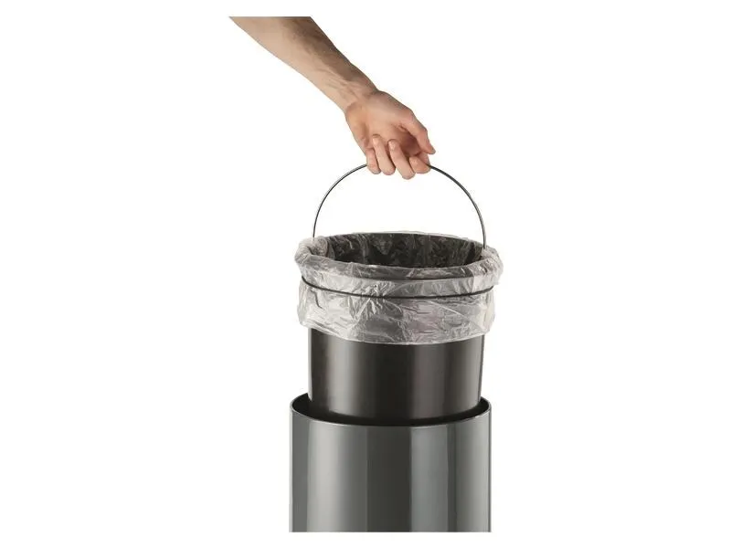 DURABLE Treteimer 5 l, Silber DURABLE Treteimer 5 l, Silber