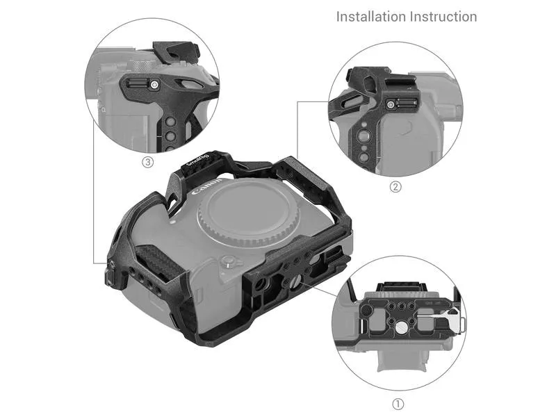 Smallrig Cage Black Mamba Canon EOS R7 Smallrig Cage Black Mamba Canon EOS R7