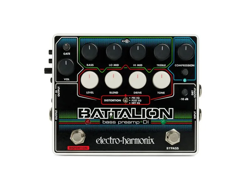 Electro-Harmonix Battalion Bass Preamp & DI Verzerrer Electro-Harmonix Battalion Bass Preamp & DI Verzerrer