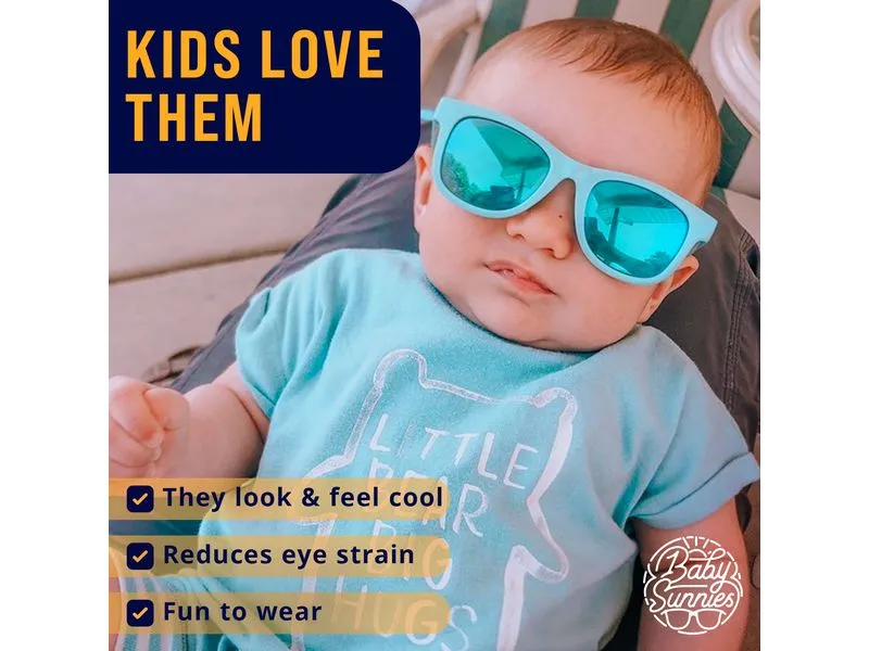 Baby Sunnies Kinder-Sonnenbrille mit Band Rosa