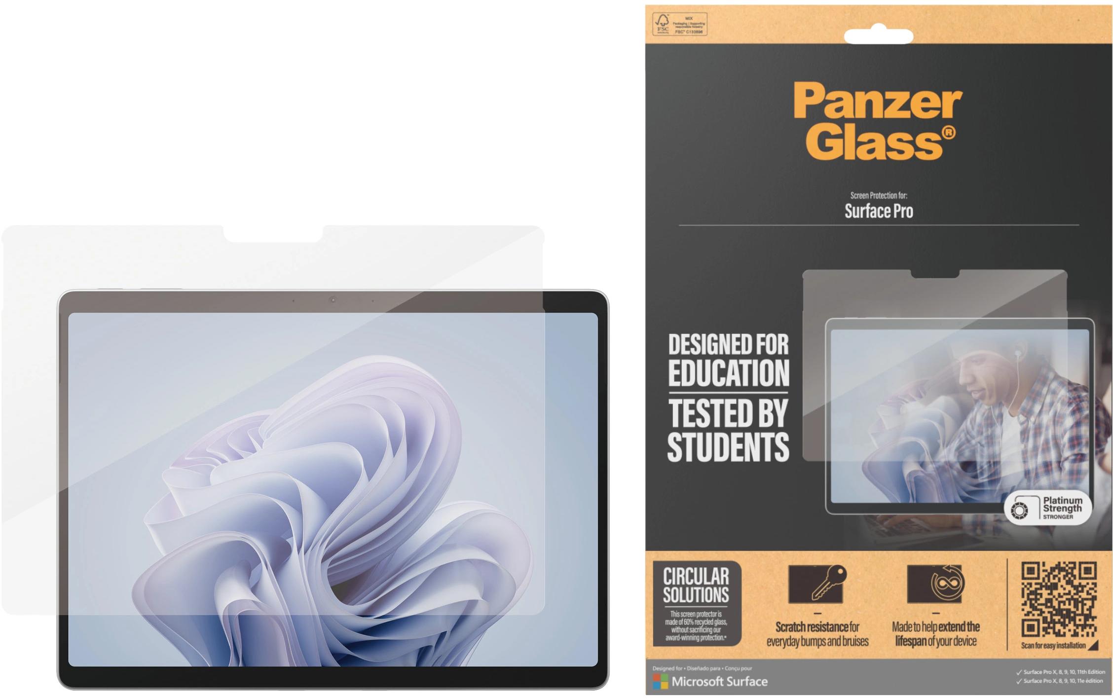 Panzerglass Ultra Wide Fit Surface Pro X / 8 / 9 / 10 / 11 Panzerglass Ultra Wide Fit Surface Pro X / 8 / 9 / 10 / 11