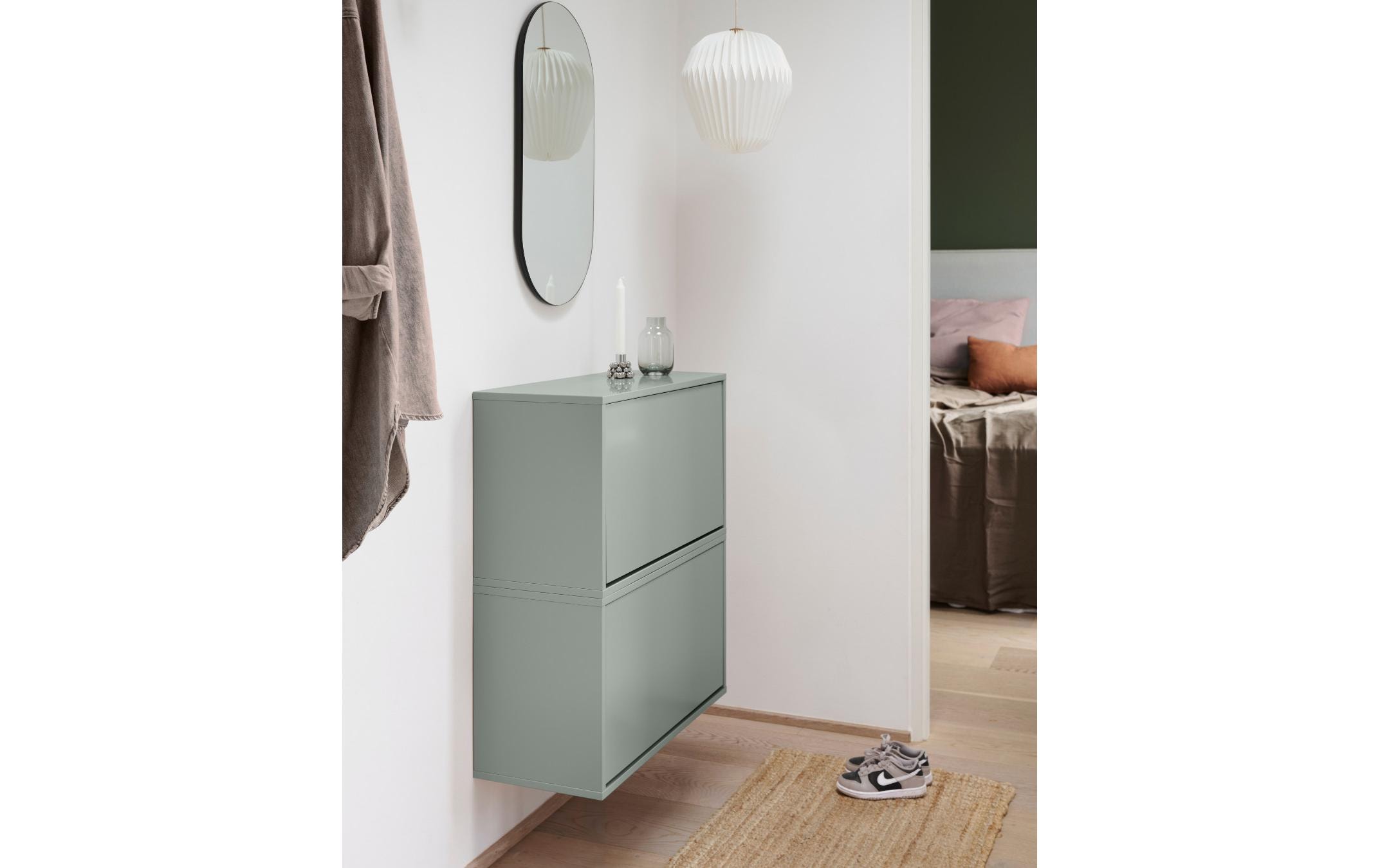 ReCollector Schuhschrank Shoe Box, 70 x 40 x 30 cm, Iron Blue