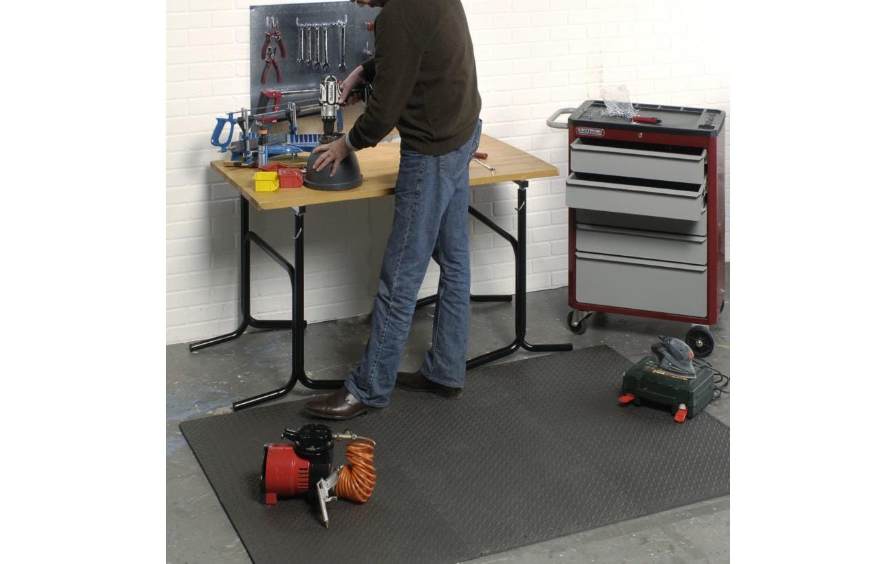 Mottez Mehrzweckmatte 60 x 60 cm, 6 Stück