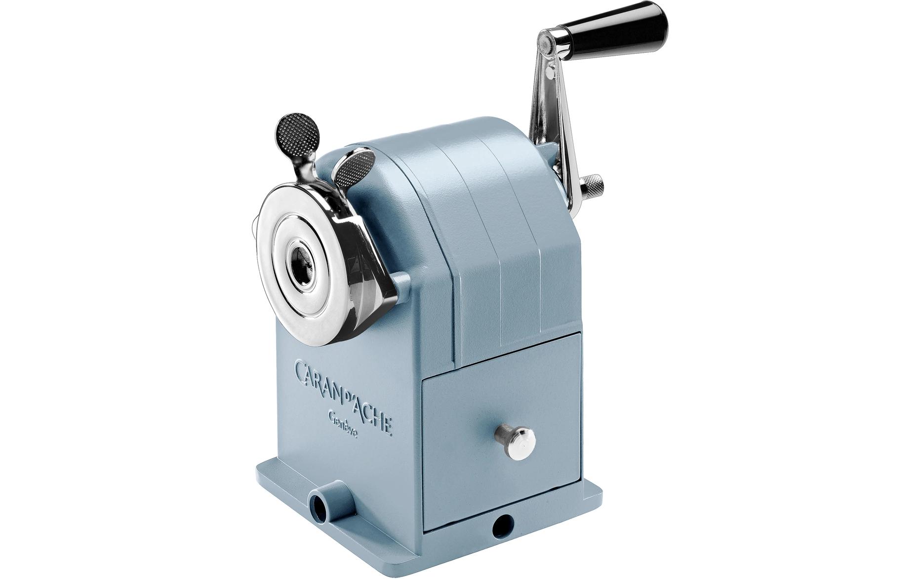 Caran d'Ache Spitzer SPITZMASCHINE METALL WEIHNACHT 25 Manuell, Blau Caran d'Ache Spitzer SPITZMASCHINE METALL WEIHNACHT 25 Manuell, Blau